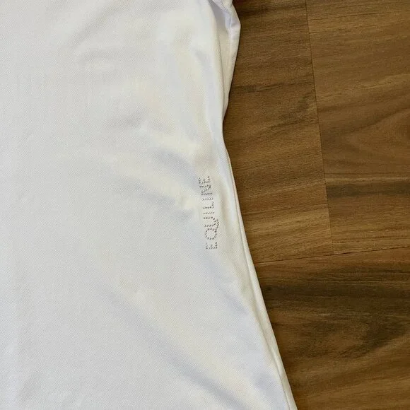 Equiline Women's Short Sleeve Riding Show Shirt - White - L - Picture 4 of 5